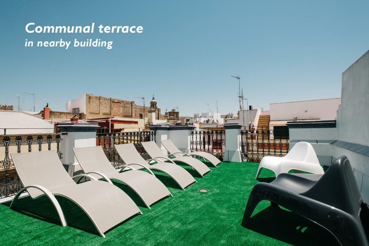 Hostly Acetres 1B-2B Center-Fibre-Conmunal Terrace-Parking Optional Sevilha Exterior foto